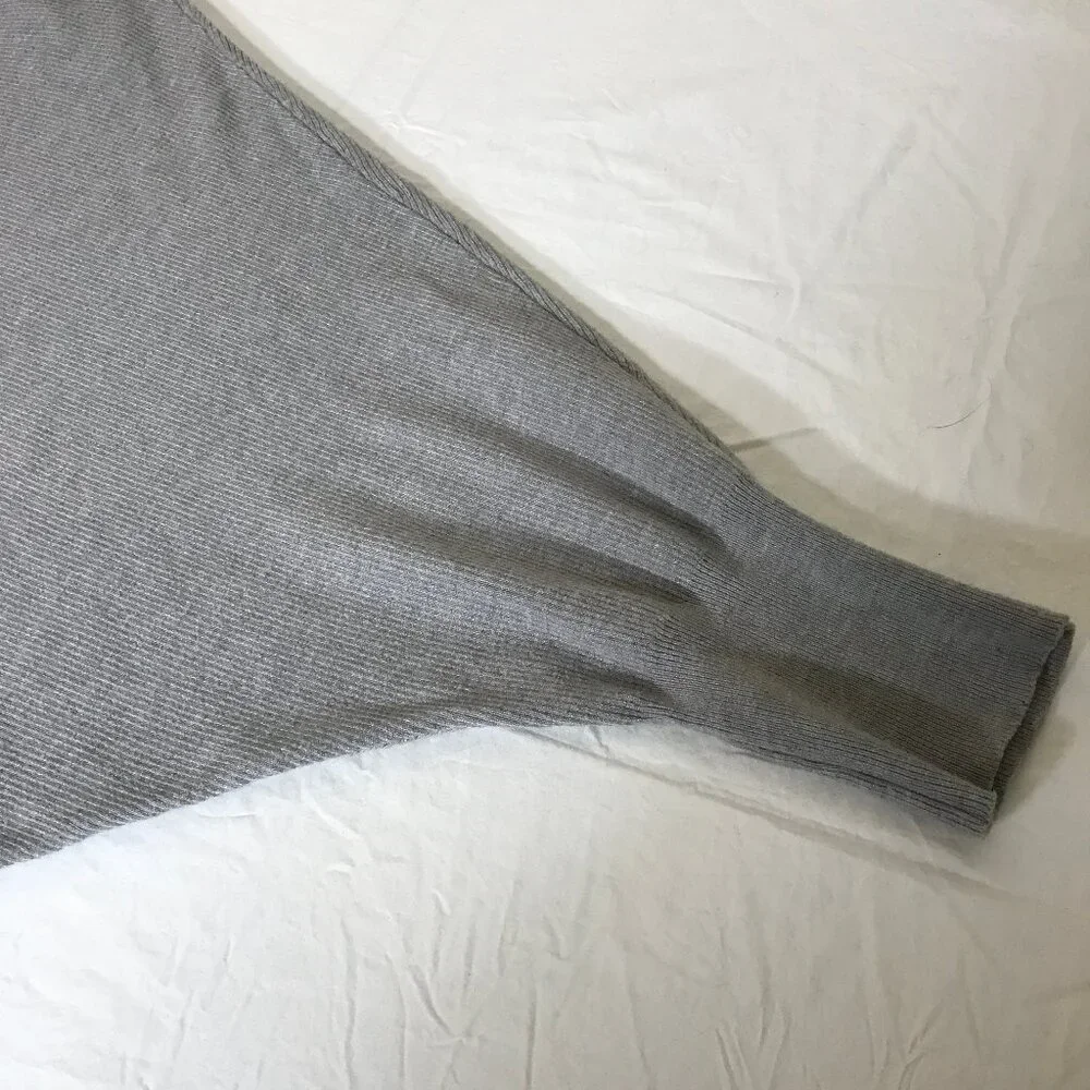 Vila Milano Sz XL Soft Cozy Batwing Sleeve Poncho Style Blouson Popover Sweater - Picture 8 of 11